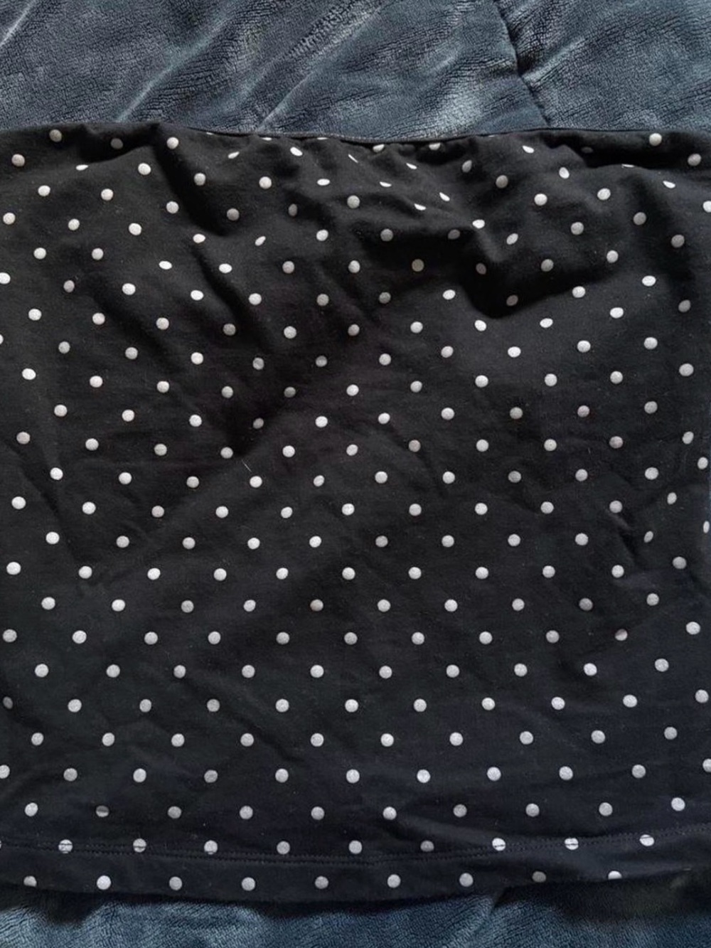 Edikted Black Polka Dot Tube Top